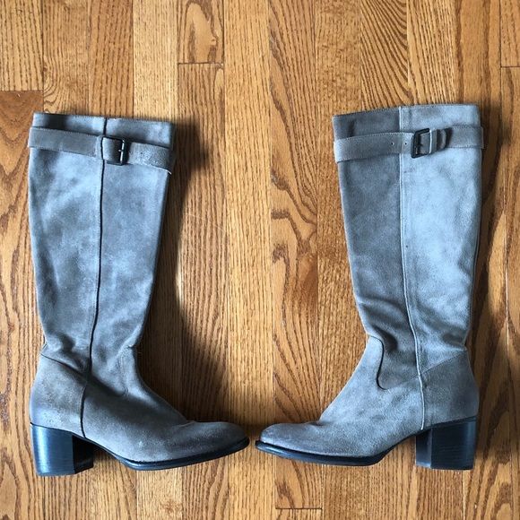 Vero Cuoio Light Tan/Greyish Suede Boots. - Picture 2 of 13